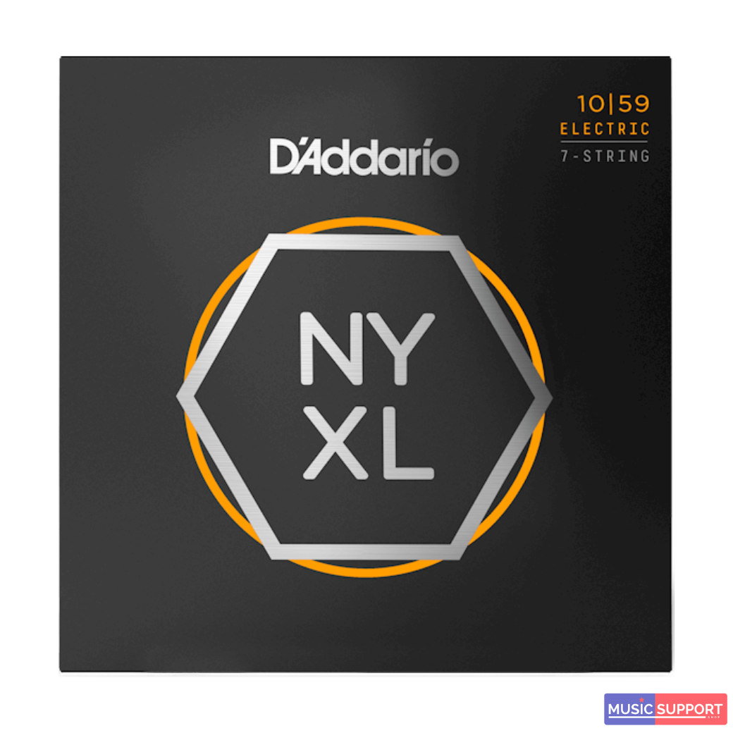 สายกีตาร์ไฟฟ้า D’Addario NYXL1059 Regular Light 7-String Electric Guitar Strings (10-59)