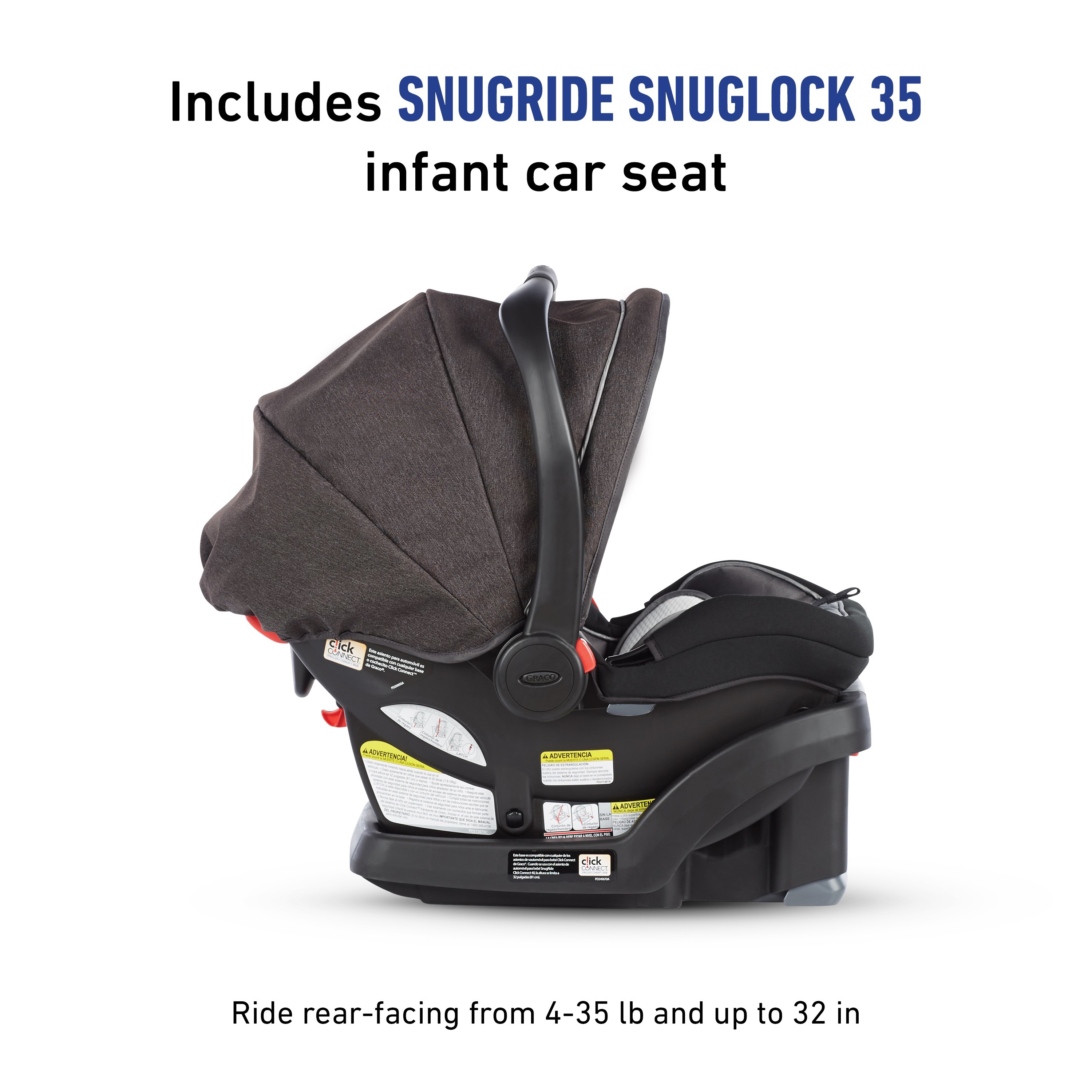 Graco Uno2Duo Travel System, Hazel รถเข็นเด็ก