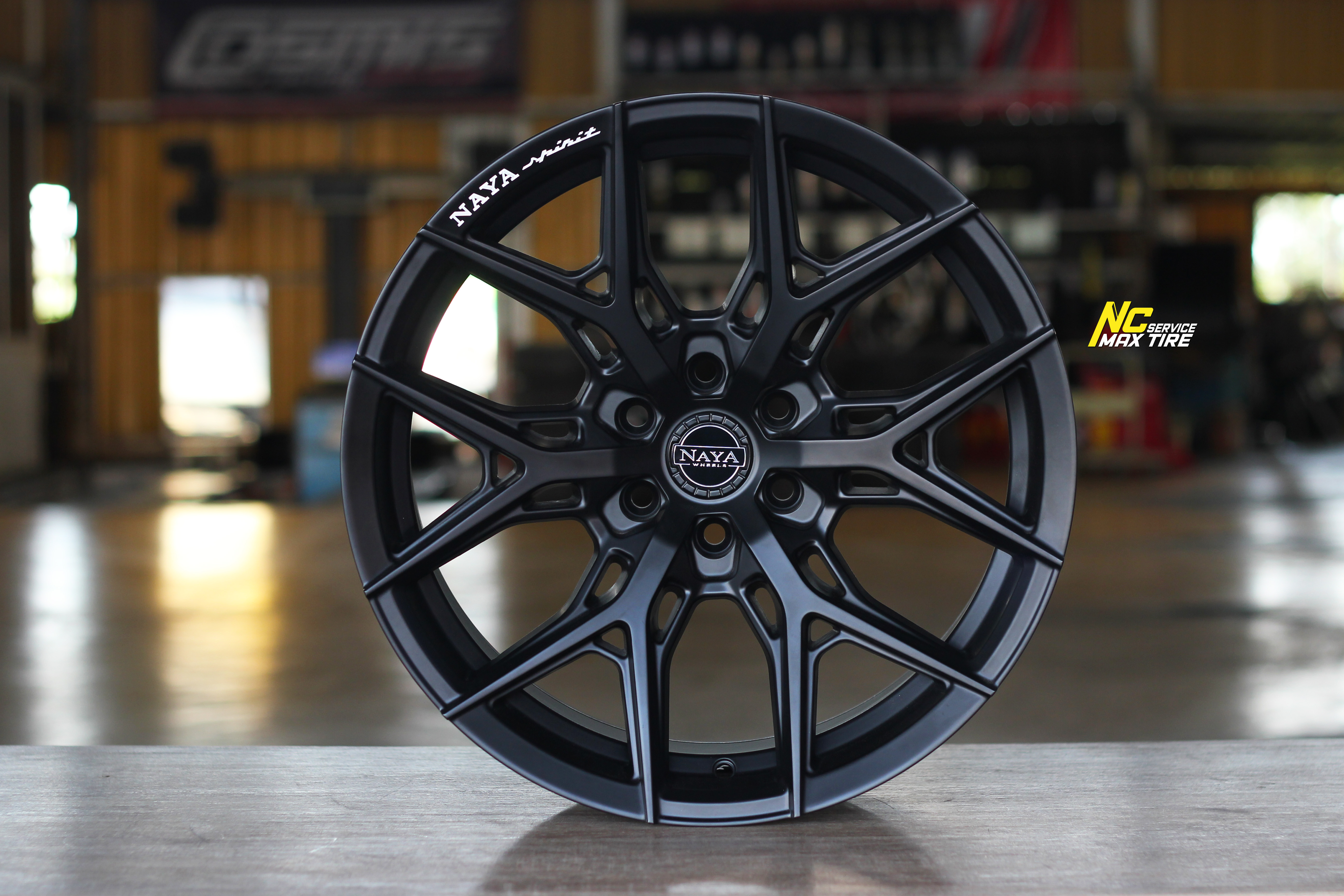 ล้อแม็กขอบ18 / Cosmis / NAYA / Alpha-6 / NAVARA / 18x9.0 6H114.3 ET20 / ล้อแม็กสีดำด้านทั้งวง / ล้อแม็กสำหรับกระบะ / นิสสันนาวาร่า