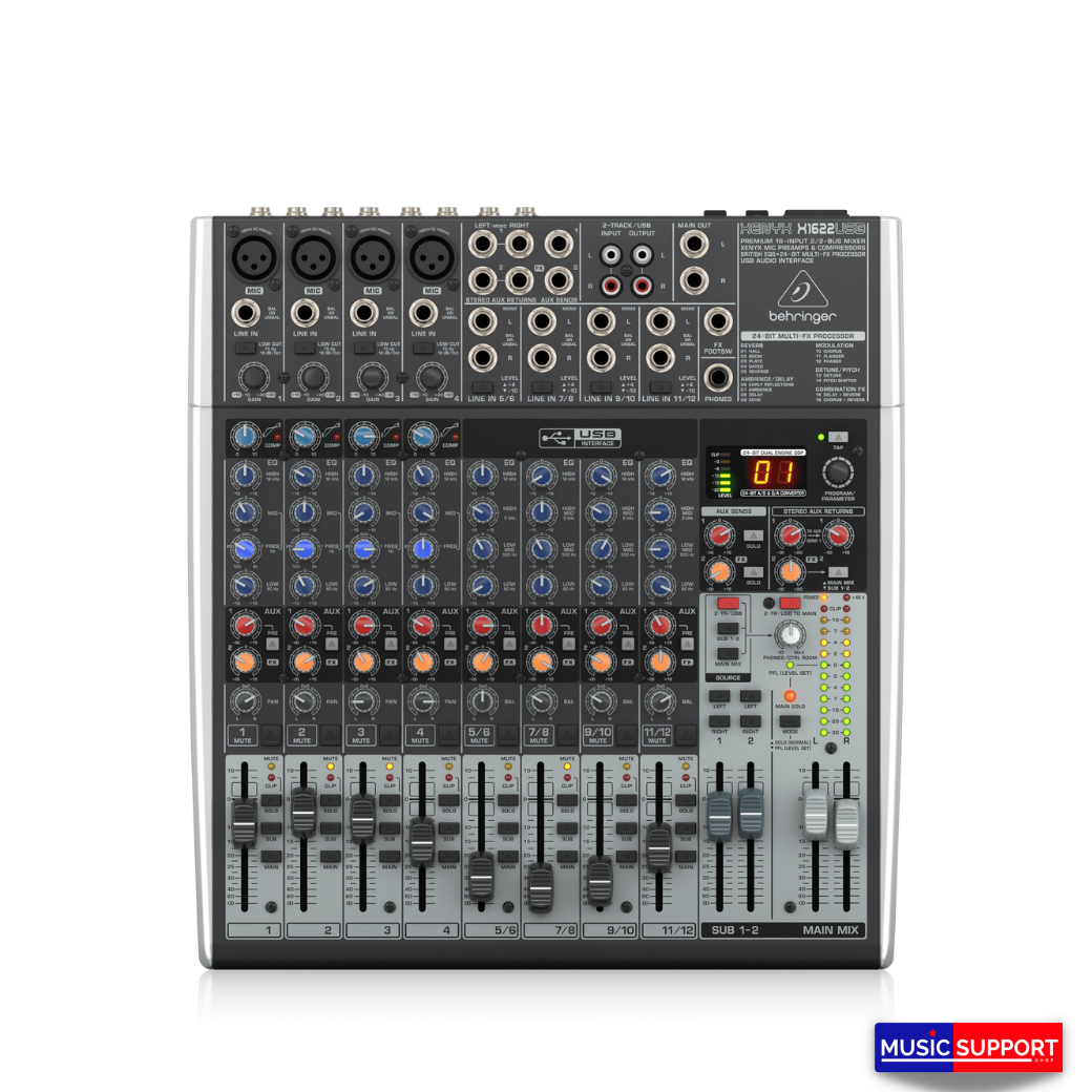 BEHRINGER XENYX X1622USB Analog Mixers with Effects