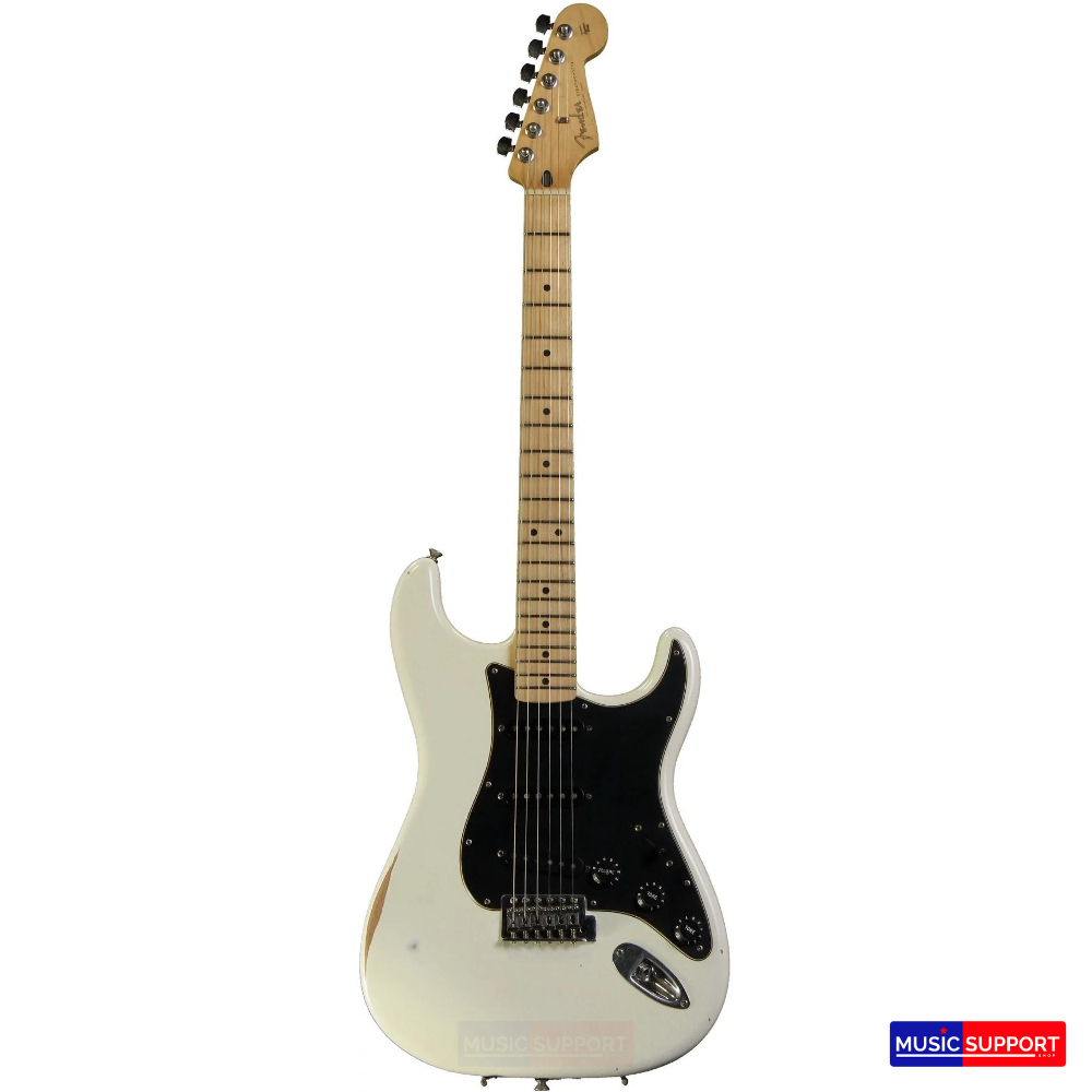 กีตาร์ไฟฟ้า Fender Player Road Worn Strat MN Olympic White