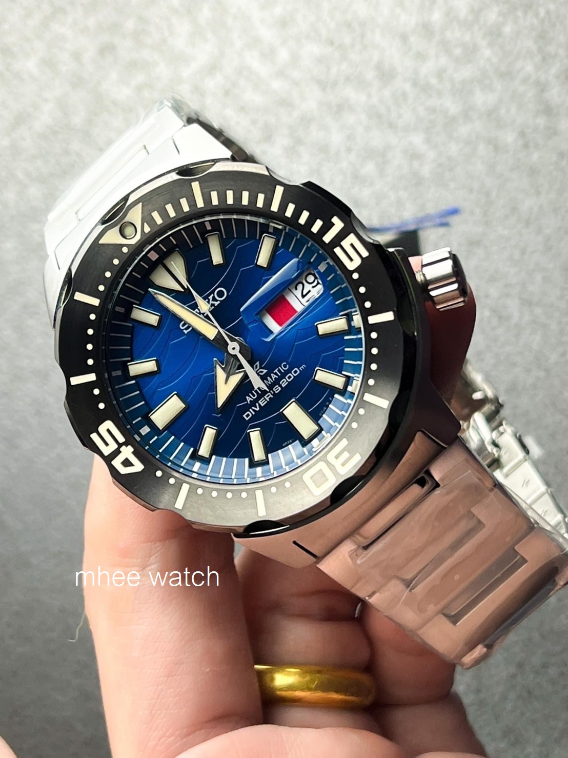 Seiko Monster Limited Save The Ocean Special Edition SRPE09K1 best price