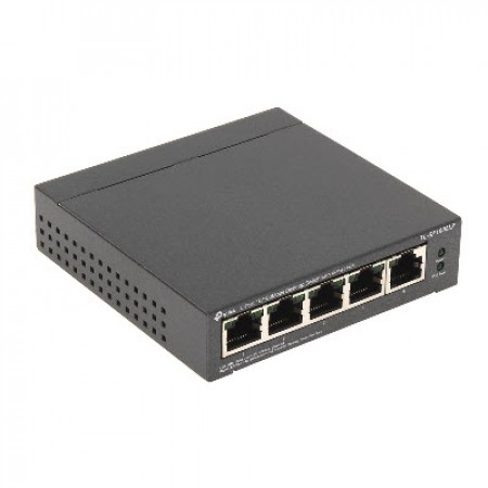 tp-link TL-SF1005LP 5-Port 10/100Mbps Desktop Switch with 4-Port PoE, Plug and play