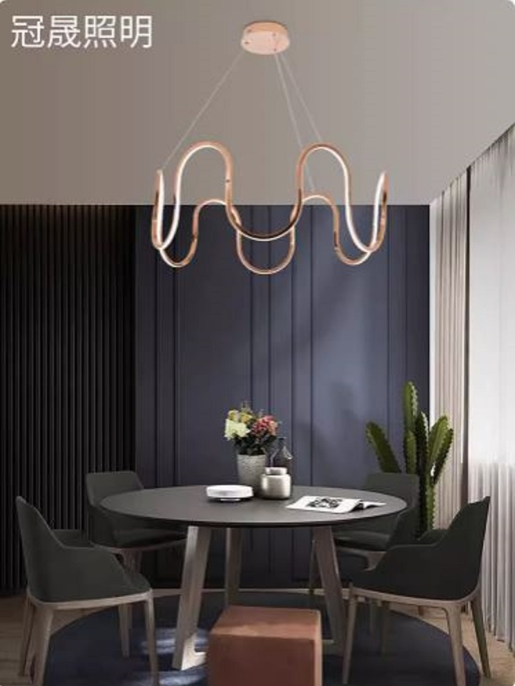 CT220A268 SOTMIA โคมไฟระย้า โคมไฟโมเดิร์นสีทอง Chandelier Lighting โถงบรรได