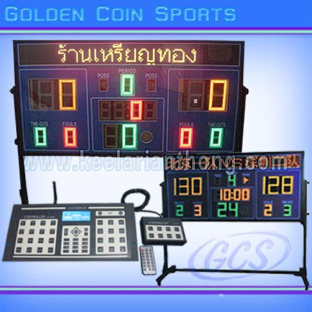 สกอร์บอร์ด LED ดิจิตอล แบบไร้สาย w/wifi