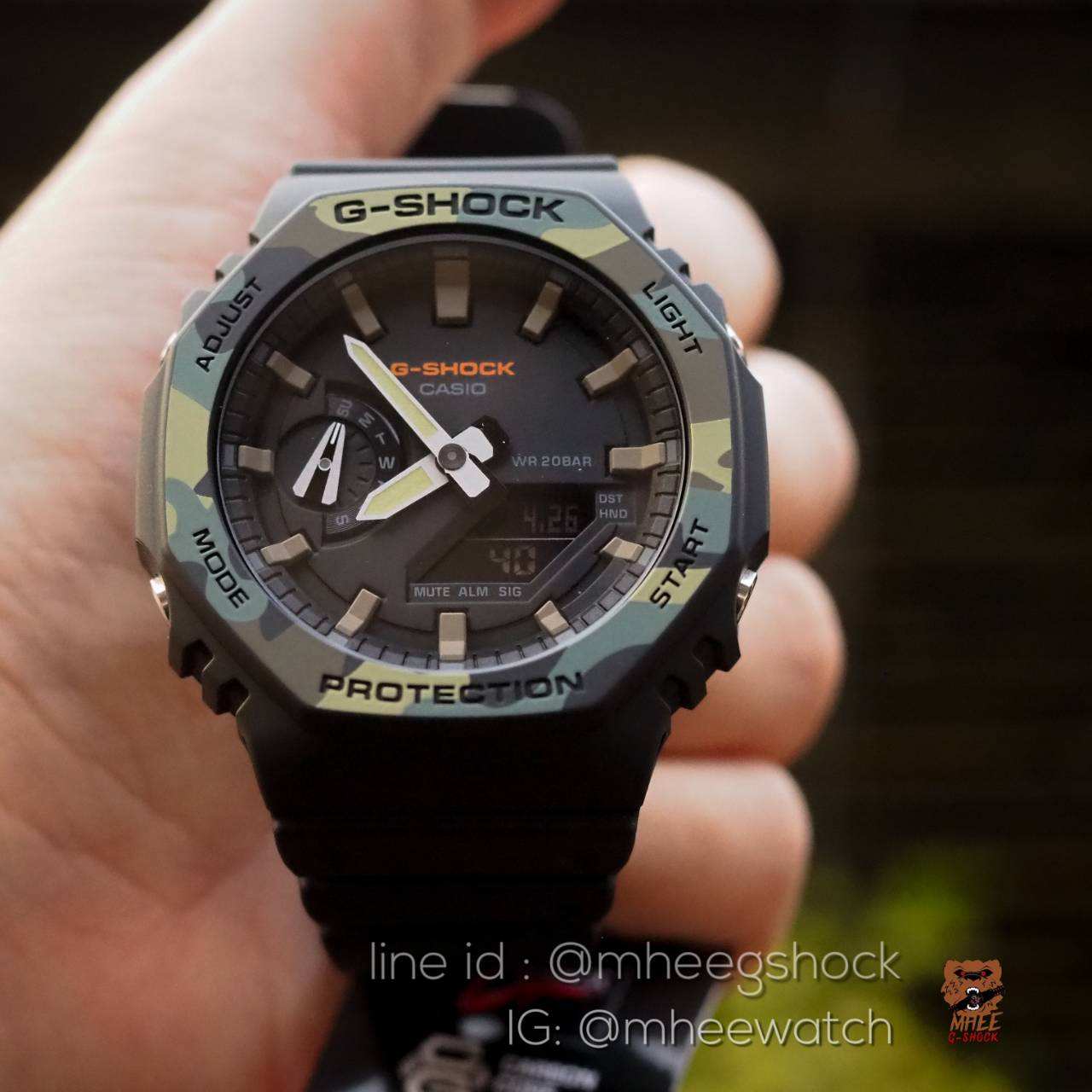 G-Shock รุ่น GA-2100SU-1A camo
