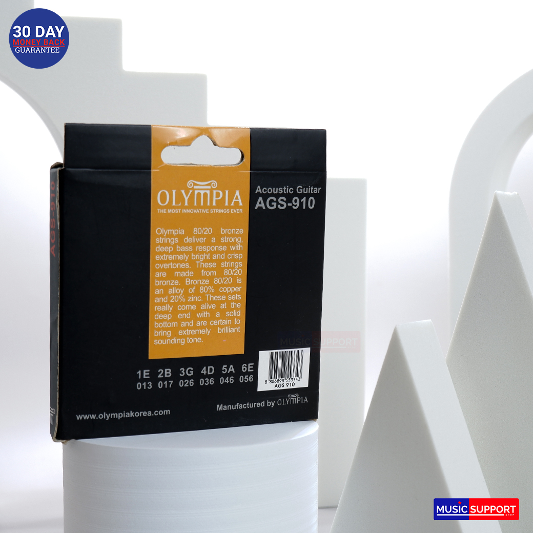 สายกีต้าร์โปร่ง Olympia AGS-910 เบอร์ 13-56