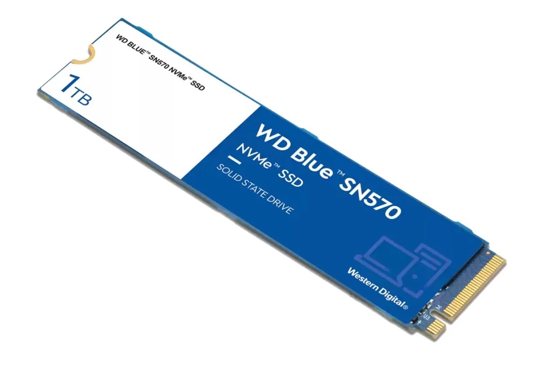 WD BLUE SN570 1 TB SSD M.2 PCIe รุ่น WDS100T3B0C NVMe SSD