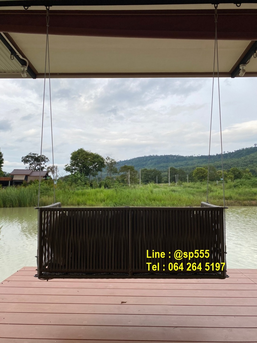 งานชิงช้าหวายเทียม sw005 (คุณจันทนา)