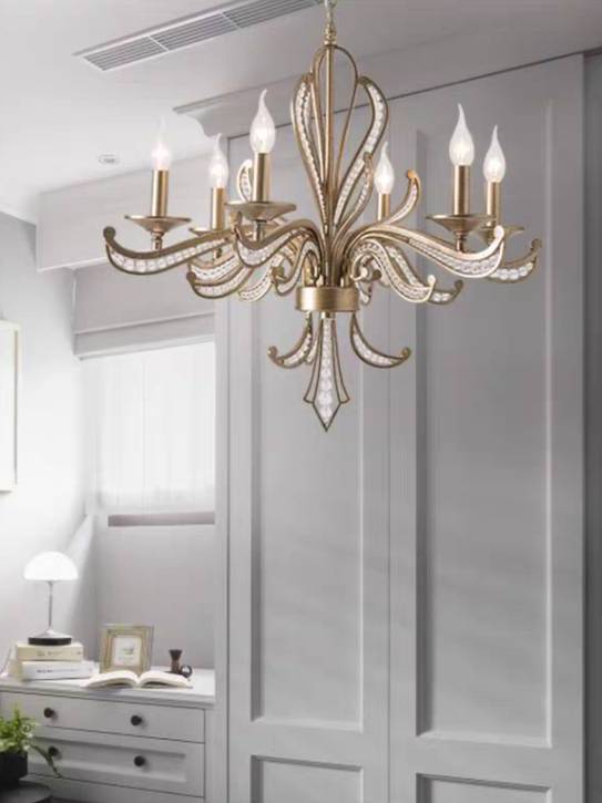 CT214A262 SOTMIA โคมไฟระย้าฝรั่งเศสอาคาร Duplex Villa Loft Apartment โคมไฟคริสตัล Light