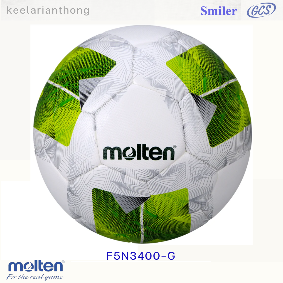 molten F5N3400-G ฟุตบอล Hybrid หนัง PU size 5