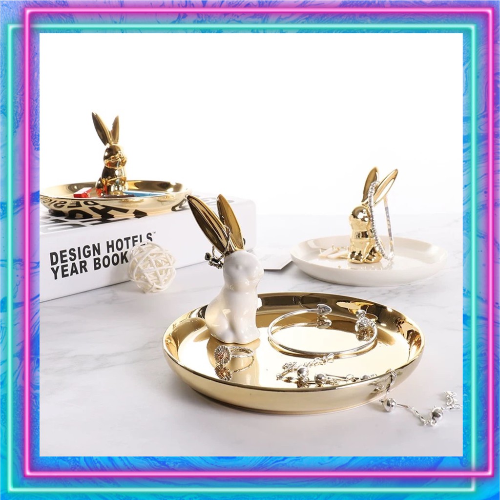 TS061D025 HOMMY ถาดเซรามิก ถาดเซรามิค ถาดกลม ถาดเซรามิคกลม รูปสัตว์ ถาดเซรามิคสีขาว