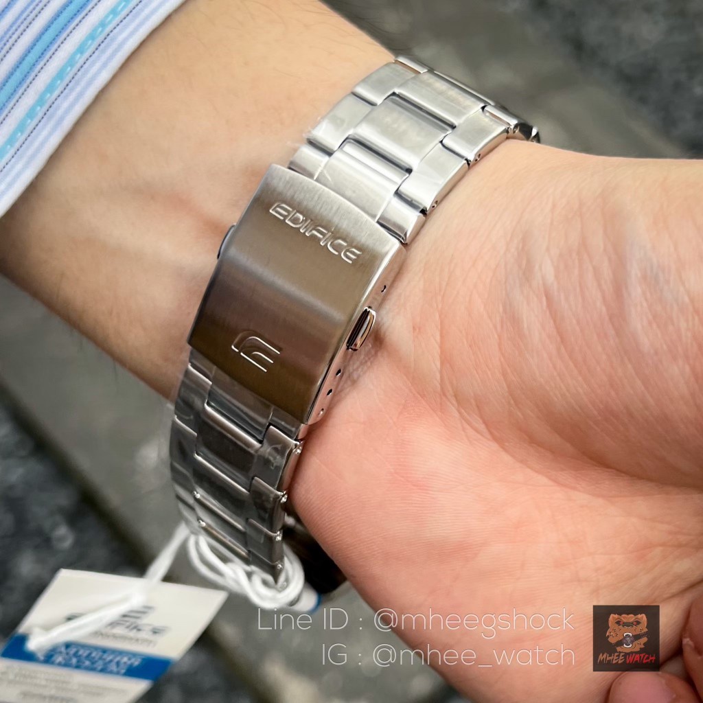 Casio Edifice Chronograph กระจกSapphire หน้าปัดบางเฉียบสวยมาก