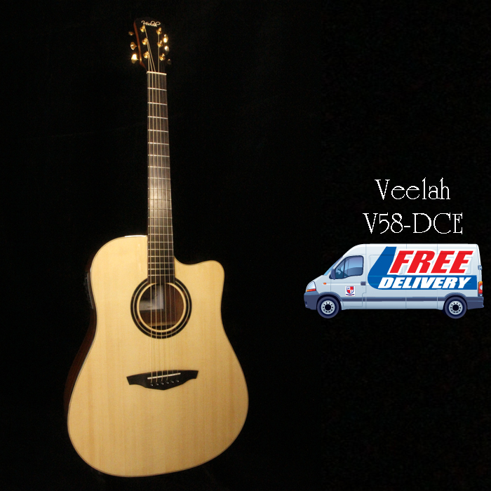 Veelah V58-DCE กีตาร์ไฟฟ้า
