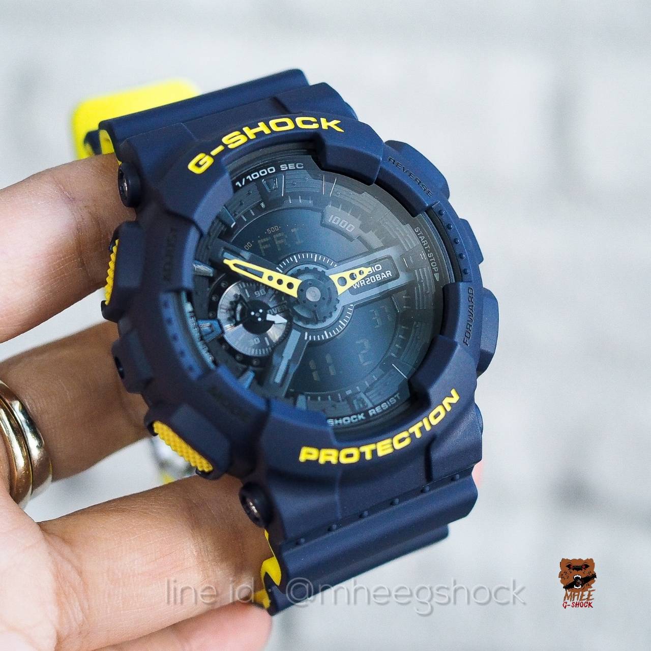 Casio G-Shock Rare Item สีน้ำเงิน-เหลือง รุ่น GA-110LN-2ADR