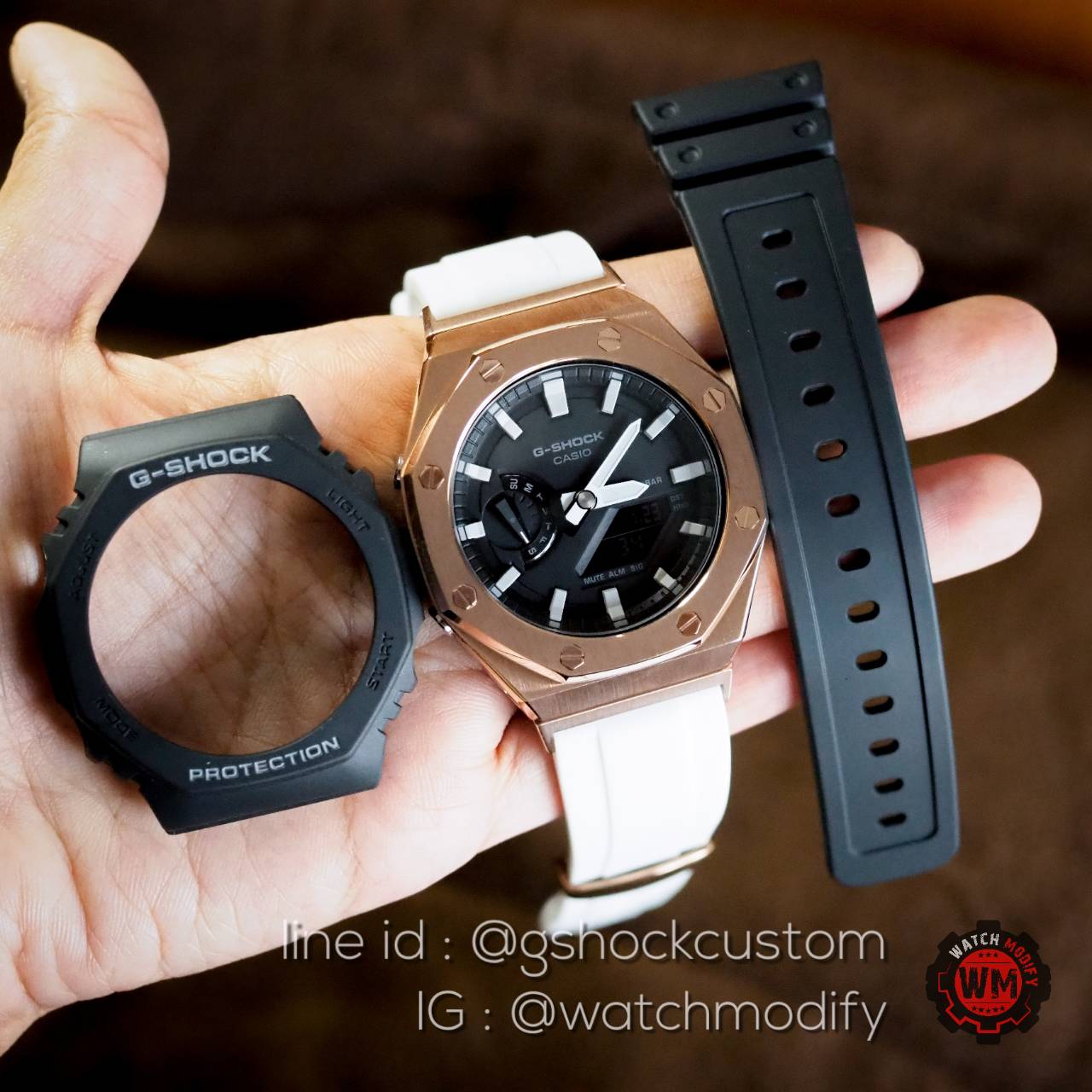 G-Shock Casioak AP Rosegold Rubber