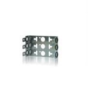 UL-8203 Back Mount Frame 3 Pos., deep 22 mm. ใช้ติดตัวในตู้ Steel Cabinet ทุกรุ่น โครงสแตนเลสสำหรับติดเทอร์มินอลทำจาก Stainless อย่างดี w = 123 mm