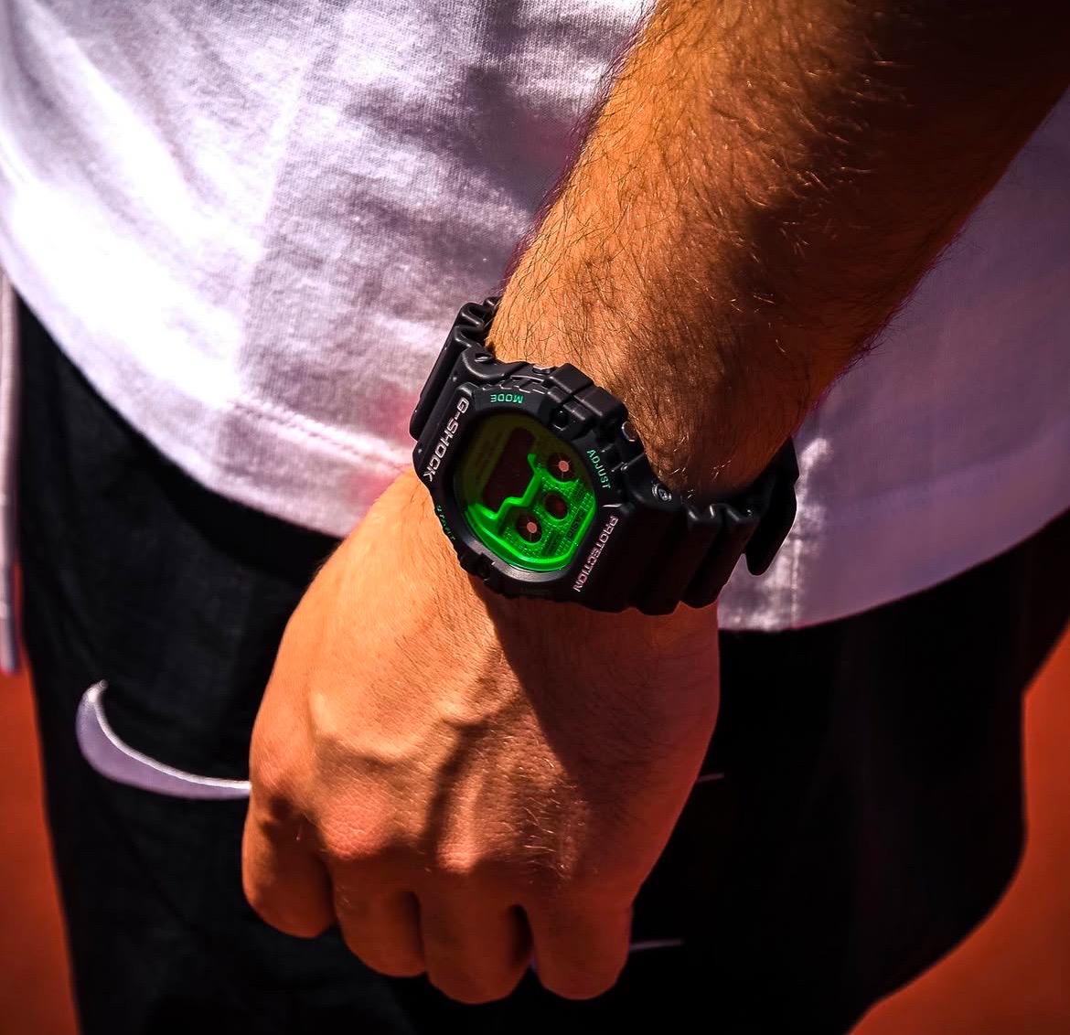 G-Shock Black Green Mark Rider Sports Style ของแท้ ประกันศูนย์