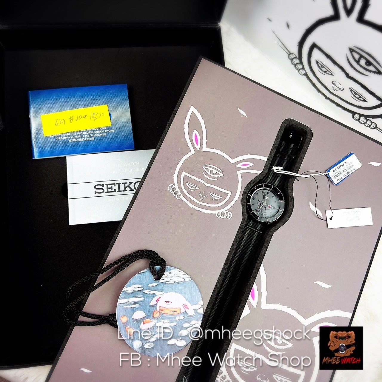 Seiko 5 Sport Automatic Alex Face Black IP Limited 500เรือนในโลก รุ่น SRPG97K