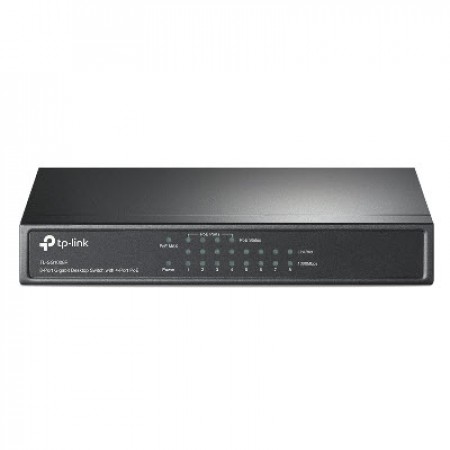 tp-link TL-SG1008P 8-Port Gigabit Desktop Switch with 4-Port PoE, Unmanaged switch with desktop/wall-mountable