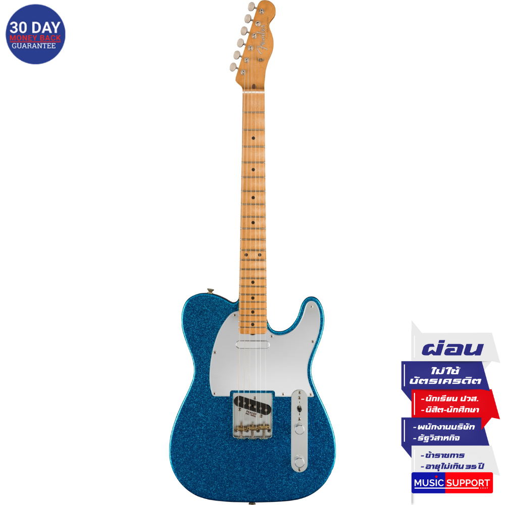 กีตาร์ไฟฟ้า Fender J Mascis Telecaster MN Sparkle Blue
