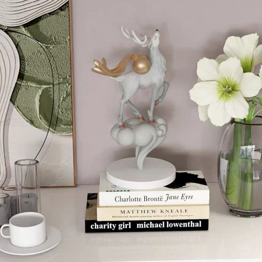 C1011B006 FAMITOSS กวางตกแต่งบ้าน กวาง ของแต่งห้อง ตกแต่งบ้าน deer home decoration ของขวัญ ของขวัญตกแต่งห้อง ตกแต่งห้อง
