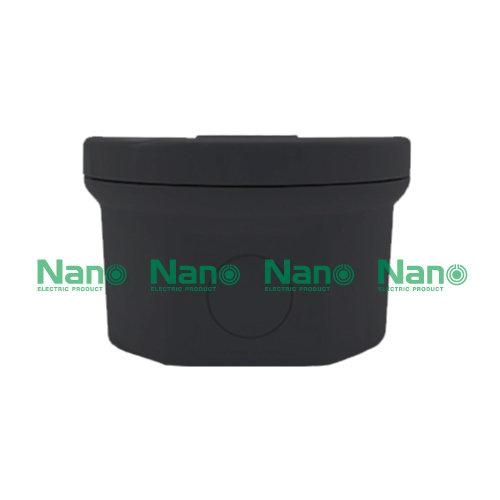 NANO Electric® NANO-200B กล่องกันน้ำพลาสติก ฝาทึบ ขนาด W98xH98xD61 mm (JUNCTION BOX IP6) สีดำ