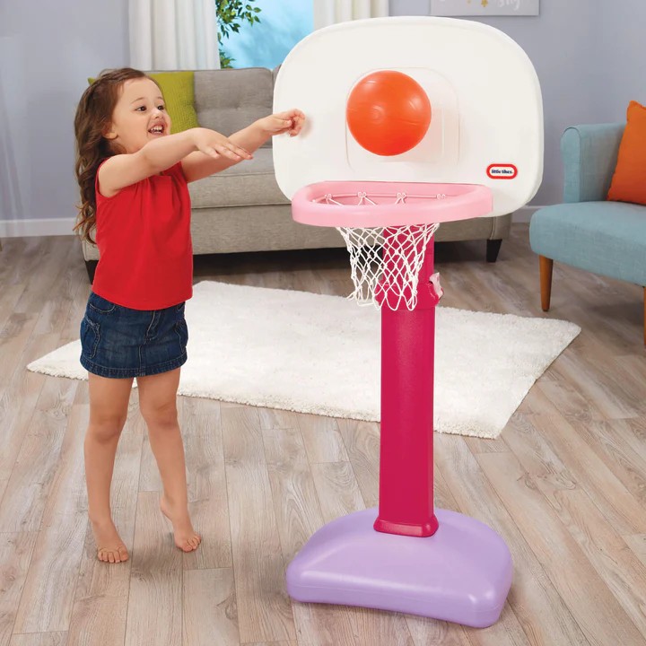 Little Tikes TotSports Easy Score Basketball Set แป้นบาสเกตบอลปรับระดับได้
