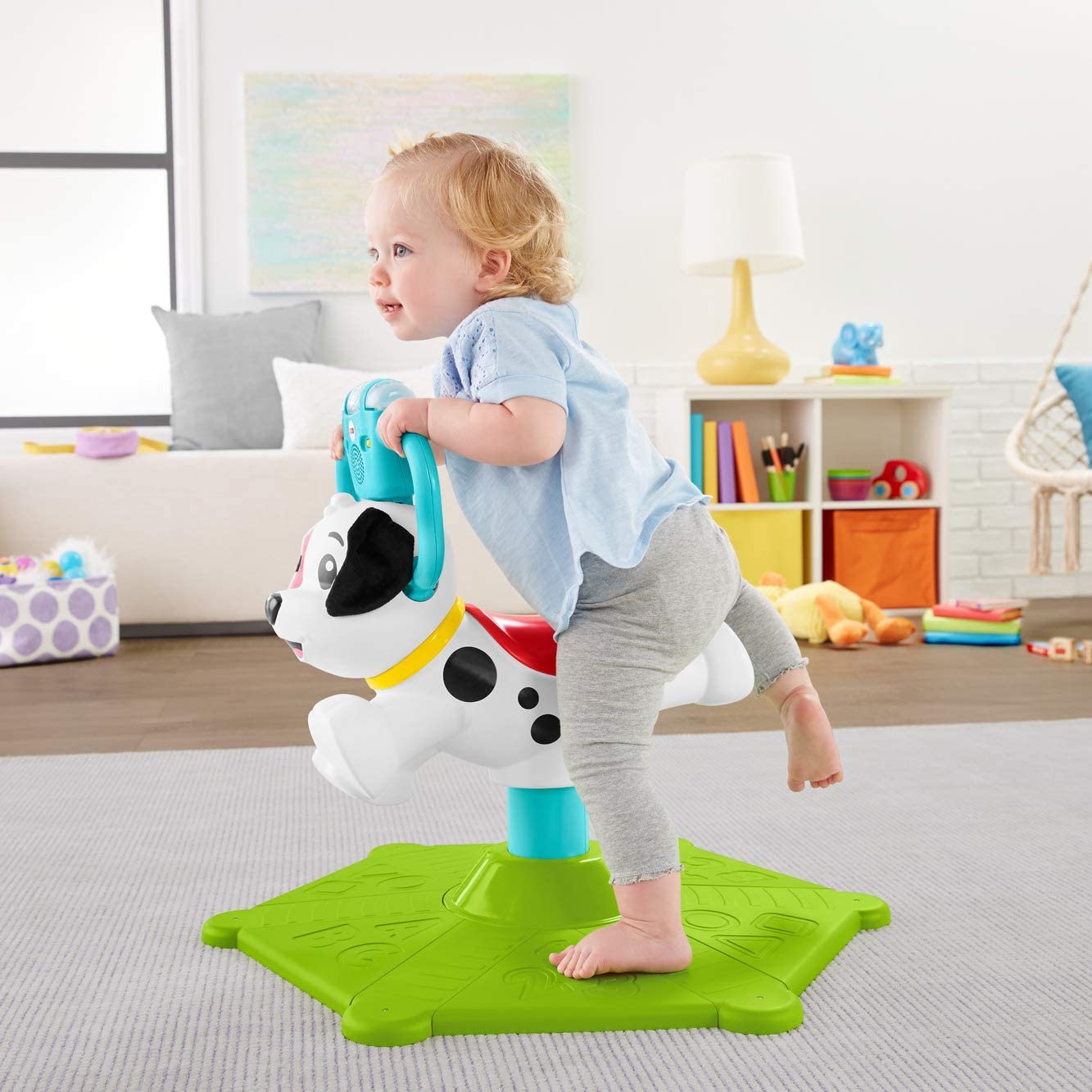 Fisher Price Bounce and Spin Puppy หมาน้อยเด้งดึ๋ง หมุนได้ 360 องศา ของเล่นเสริมพัฒนาการกล้ามเนื้อ
