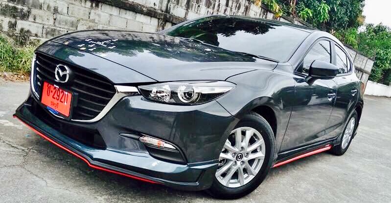 ชุดแต่งรอบคัน Mazda3 2018 2017 ทรง STROM สเกิร์ต Mazda3 Skyactiv ของแต่ง มาสด้า3 แต่งสวย ราคาไม่แรง