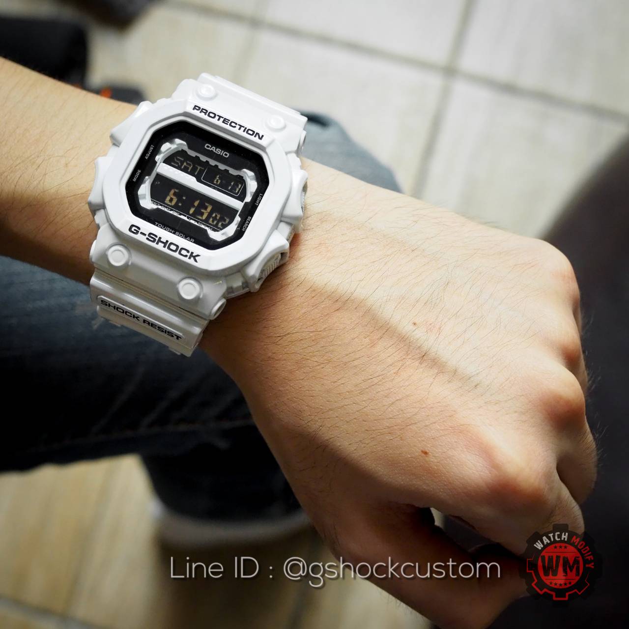 G-Shock Custom ยักษ์ขาว