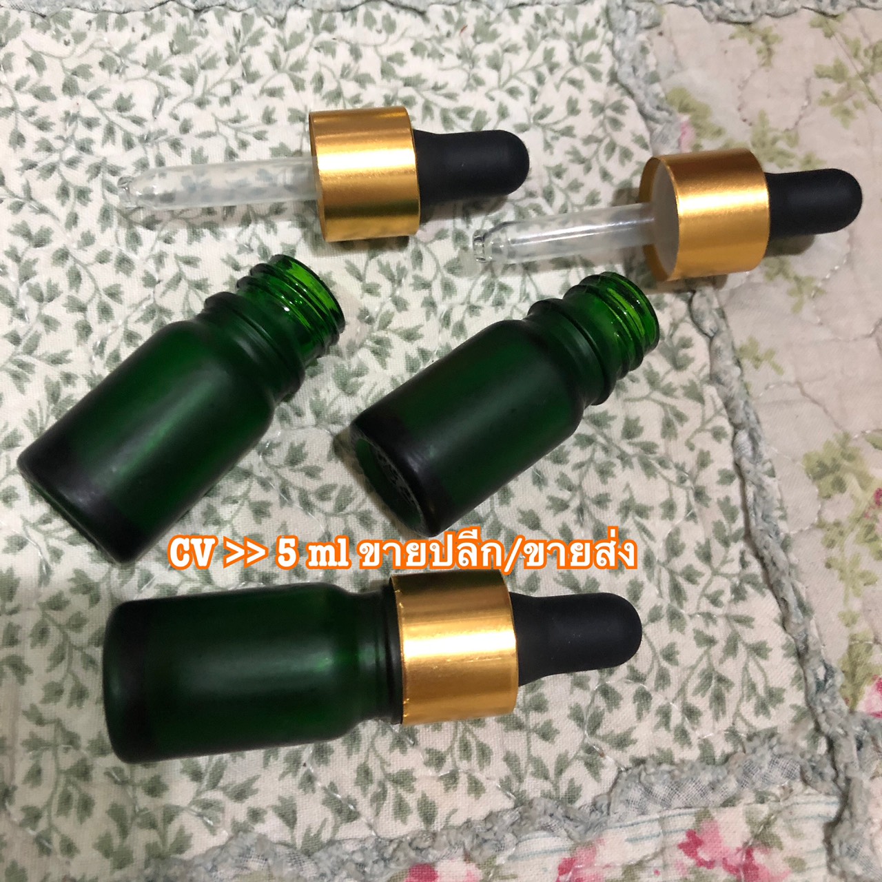 ขายส่ง ปลีก บรรจุภัณฑ์ ขวดแก้ว ขวดดรอปเปอร์ ขนาด 5ml, 10ml, 15ml, 20ml, 30ml,50ml,100ml