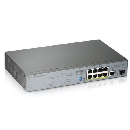 Zyxel GS1300-10HP 8-port GbE Unmanaged PoE Switch with GbE Uplink