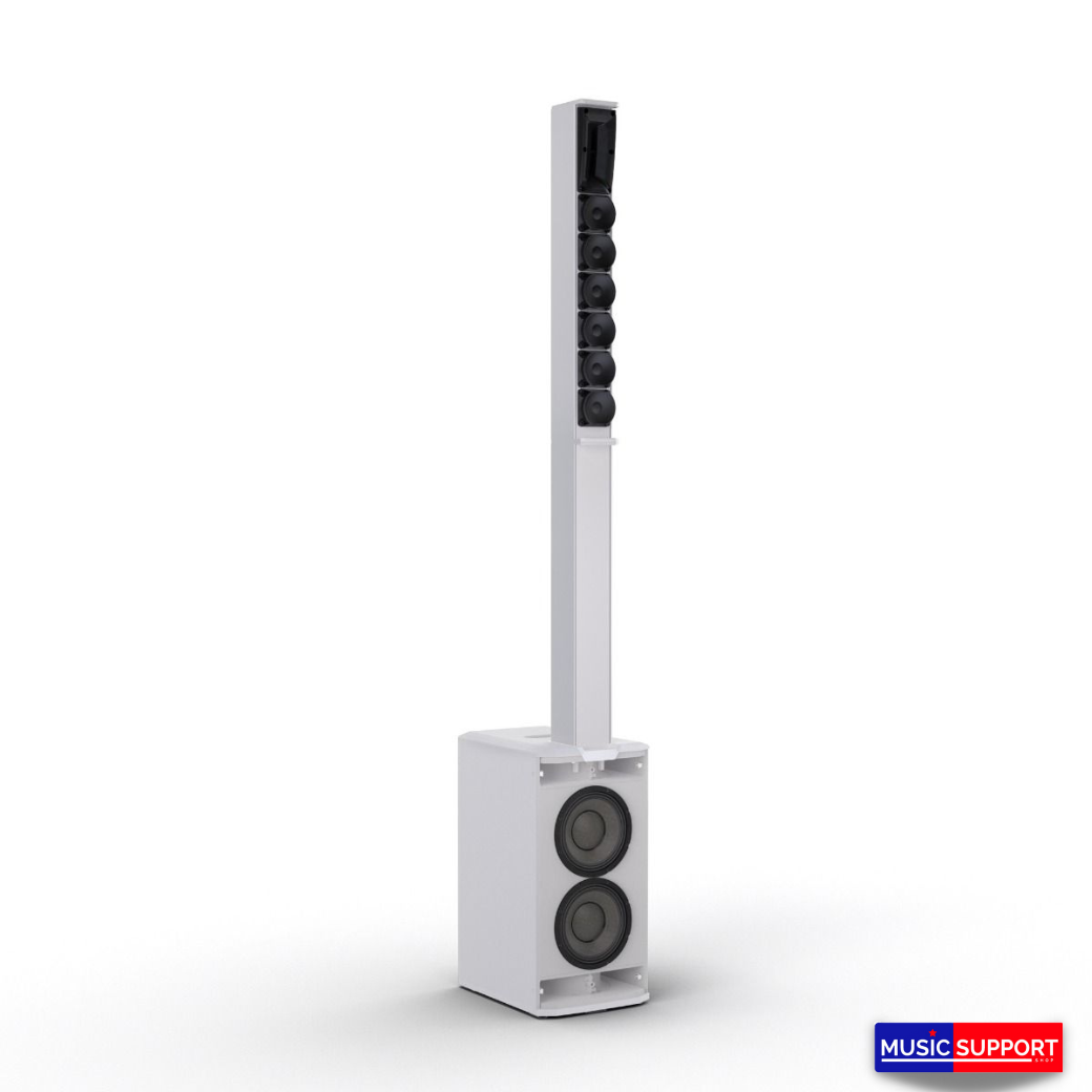 LD Systems MAUI® 11 G3 W Portable cardioid column PA system, white