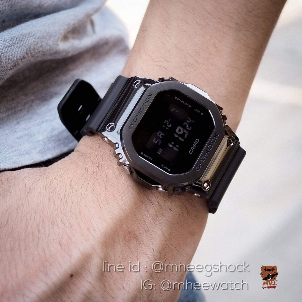 ยักษ์เล็ก Metal Face All Black GM-5600B-1 หายากมาก