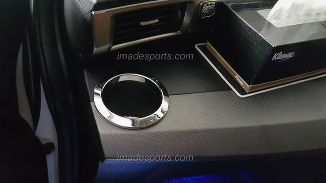 คิ้ววงแหวนถ้วยน้ำ VIP โครเมี่ยม Honda Freed (ซ้ายและขวา)