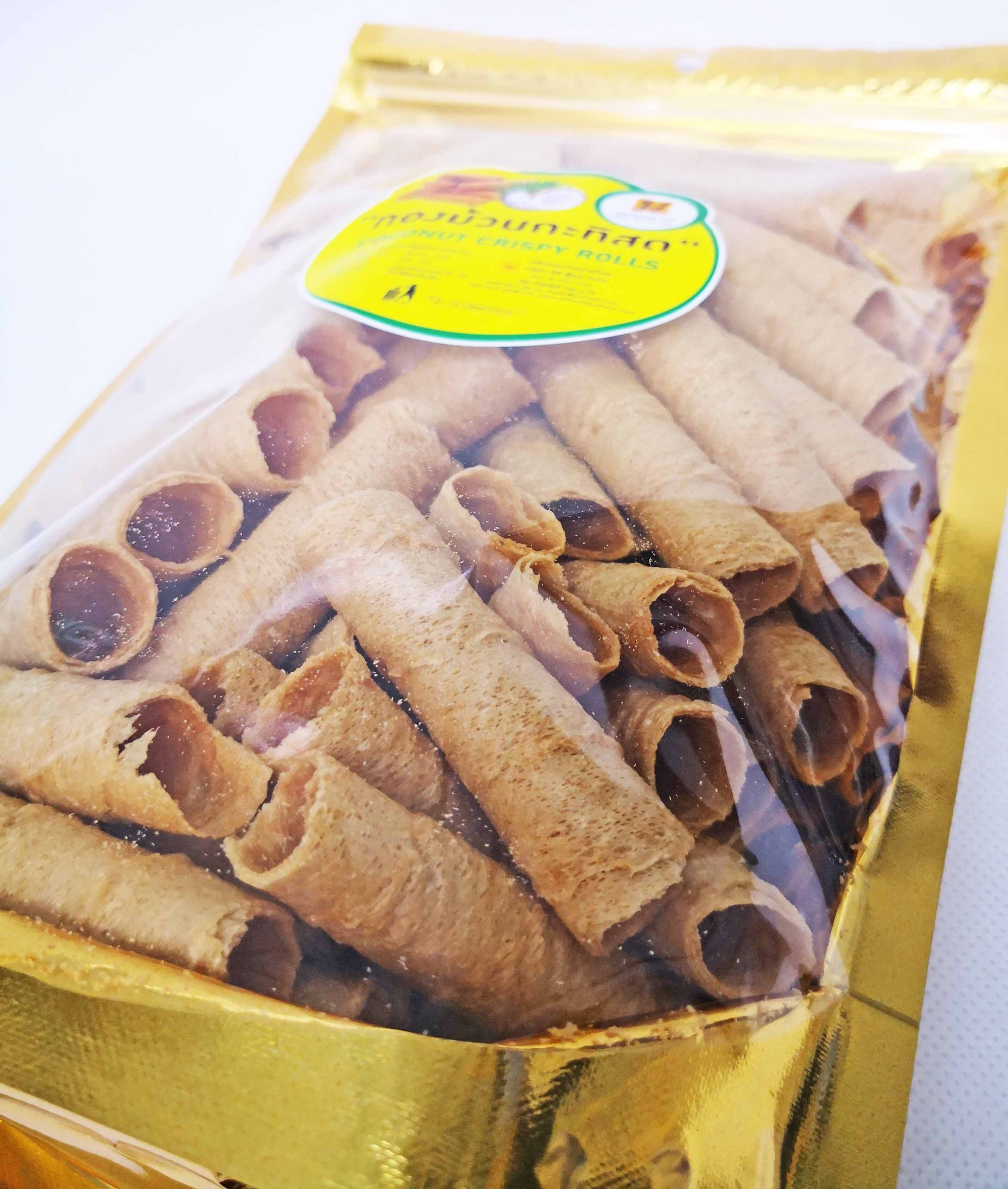 ทองม้วนกะทิสด แม่นงเยาว์(10ถุง)