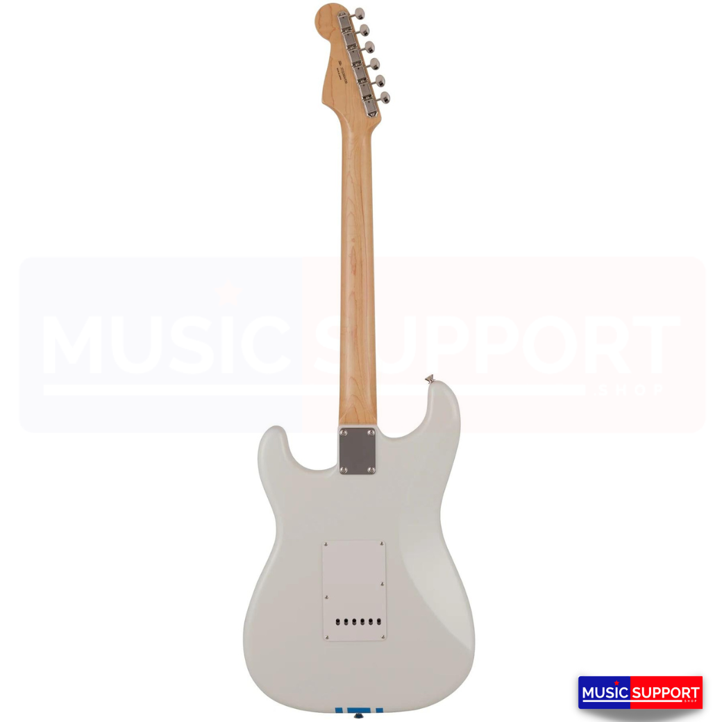 กีตาร์ไฟฟ้า FENDER 2023 COLLECTION, MADE IN JAPAN TRADITIONAL 60S STRATOCASTER, OLYMPIC WHITE WITH BLUE COMPETITION STRIPE
