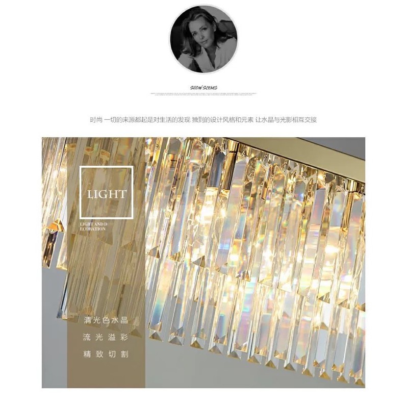 CT002A002 SOTMIA แชนเดอเรีย แชนเดอเรียคริสตัล คริสตัล โคมไฟระย้า โคมไฟระย้าคริสตัล MODERN CRYSTAL CHANDELIER