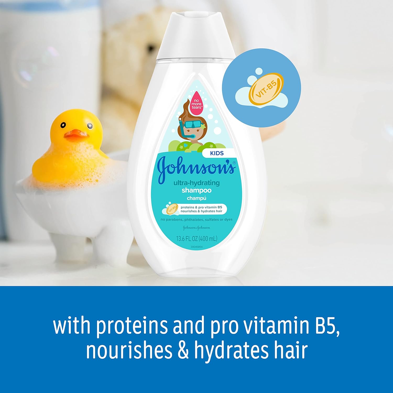 จอห์นสัน เบบี้ ครีมนวดผม สูตรเพิ่มความชุ่มชื้นเป็นพิเศษ Johnson's Baby Ultra-Hydrating Conditioner
