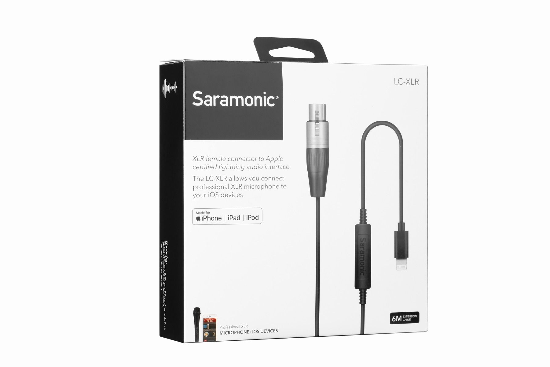 Saramonic LC-XLR สายอะแดปเตอร์แปลง XLR ไป Lightning