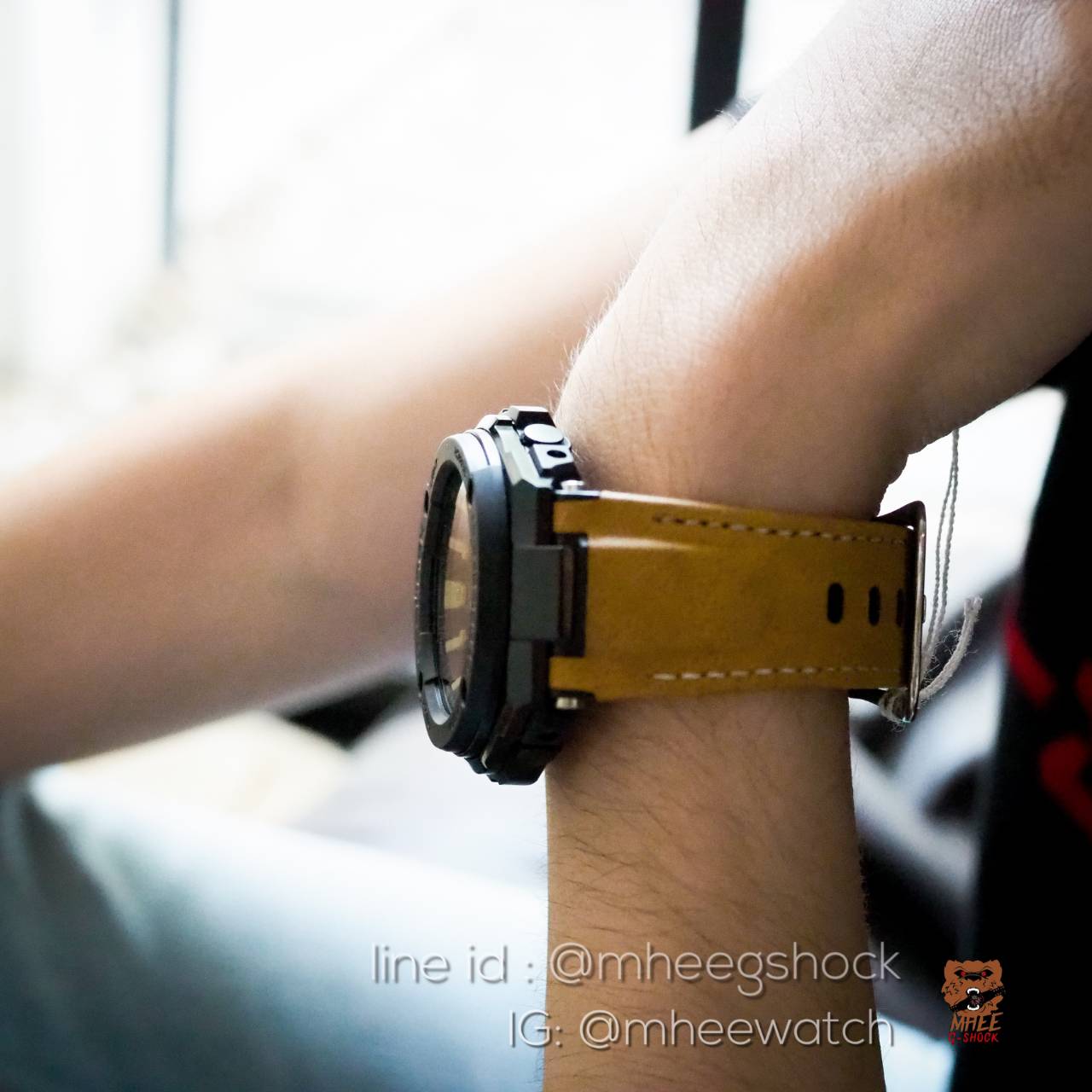 GST-S120L-1B G-Steel Leather ตัวแรหายากไม่ผลิตแล้ว สีมัสตาร์ด