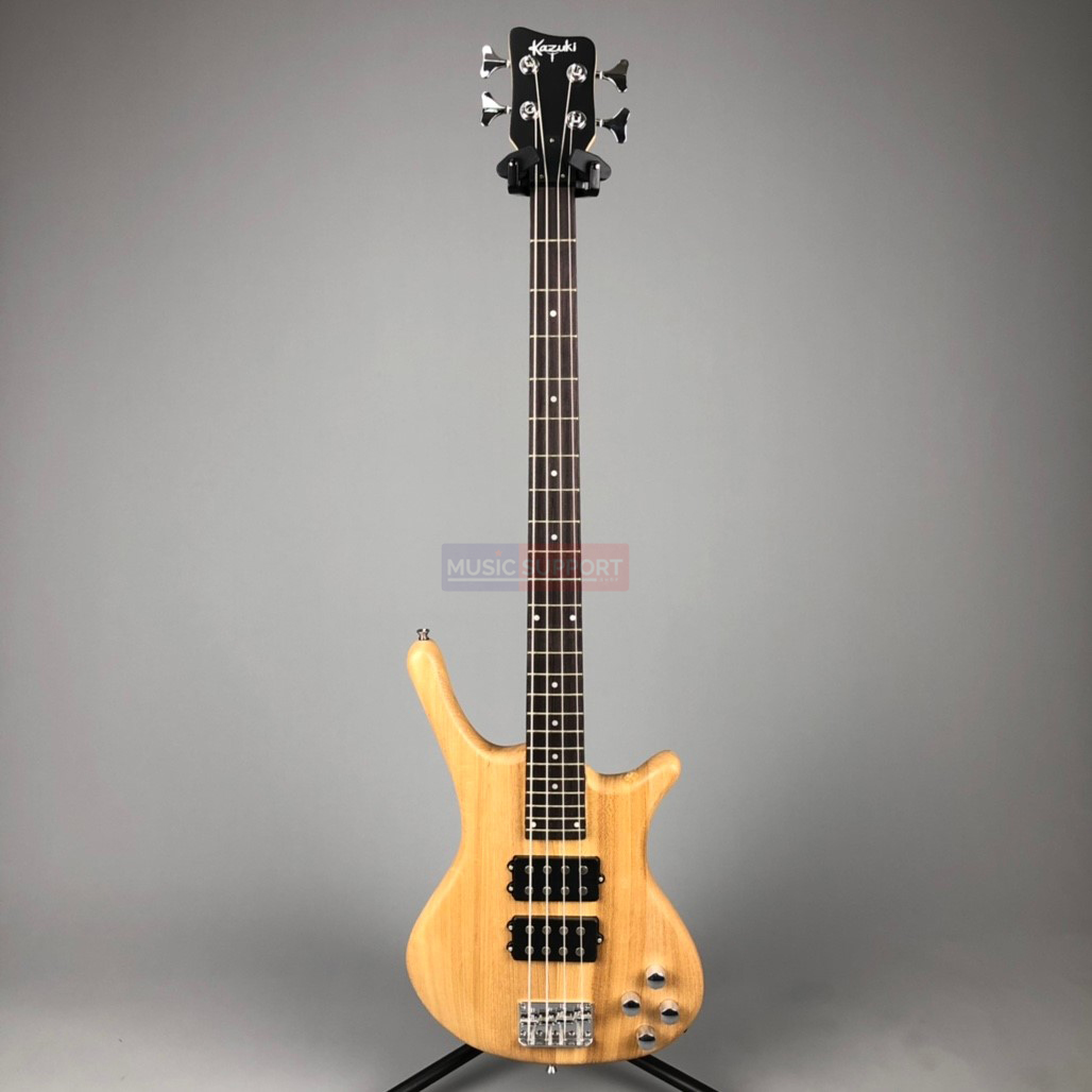 Kazuki เบสไฟฟ้า 4 สาย W Pro Series WP-24 สีไม้