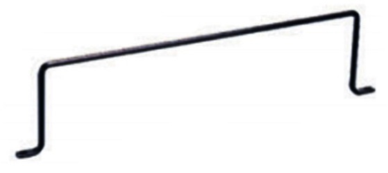 19" GERMANY Cable Back Support Bar (แกนเหล็กจัดสายหลัง Patch panel)G7-06006