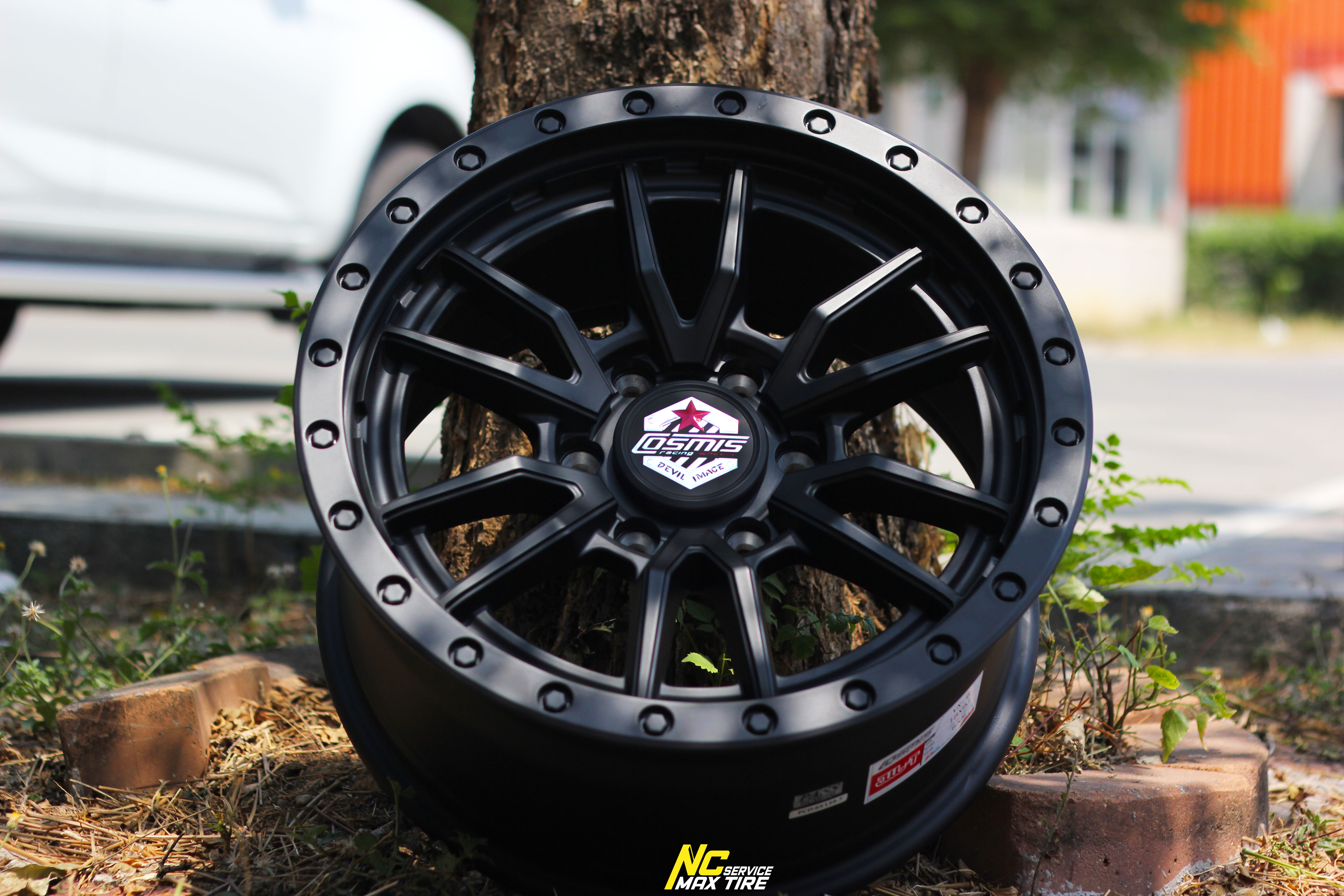 ล้อแม็กสวยๆ / ล้อแม็กออฟโรด / ล้อแม็กขอบ18 / Cosmis / DEVIL / VX-6 / OffRaod / 18x9.0 6H139.7 ET25 / ล้อแม็กสีดำด้านทั้งวง / NC