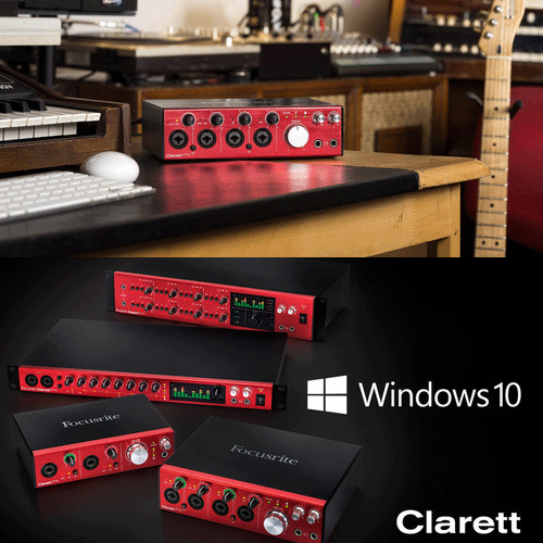 ซาวด์การ์ด Focusrite : Clarett 4 Pre