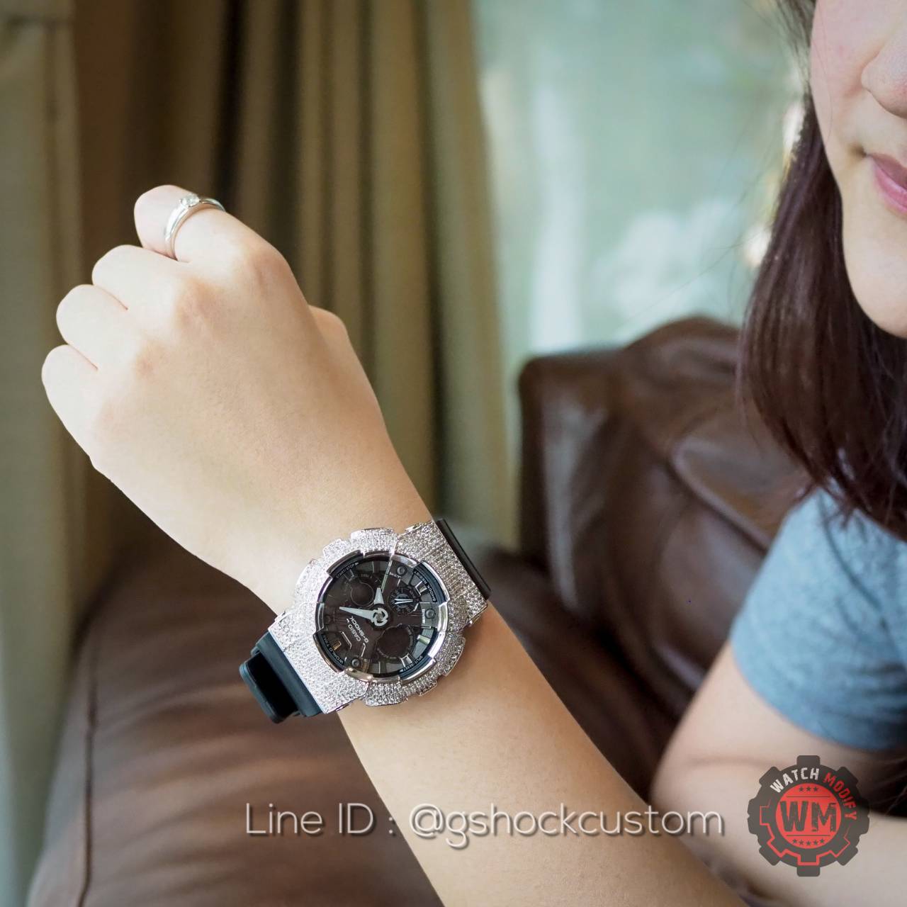 G-Shock mini Black BlingBling