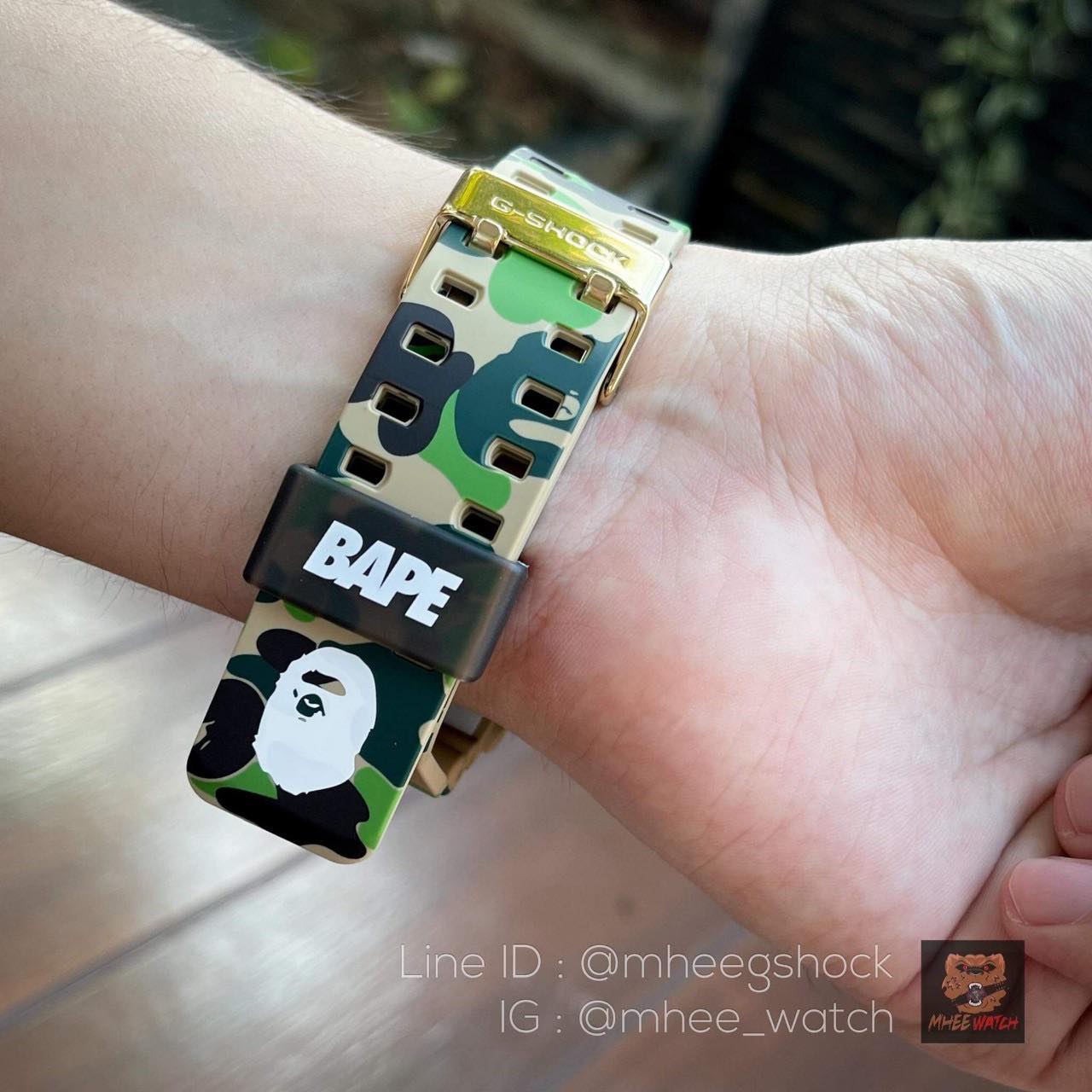 GA-110APE-5A x A BATHING APE LIMITEDในตำนานที่สุดรุ่นนึงของG-Shock