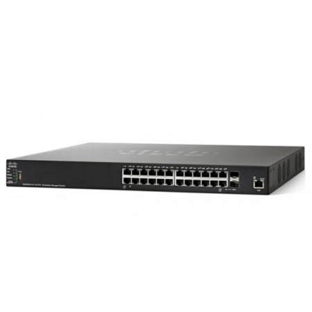 Cisco SG350X-24P 24-port Gigabit POE Stackable Switch