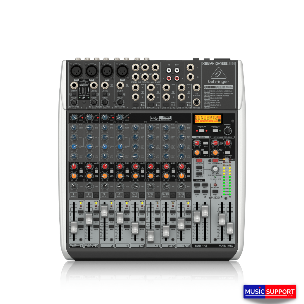 BEHRINGER XENYX QX1622USB Analog Mixers with Effects